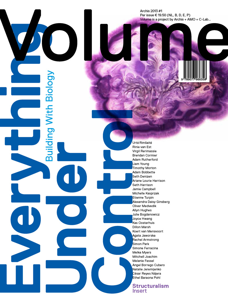 Cover of Volume's 35th issue, 'Everything under Control'