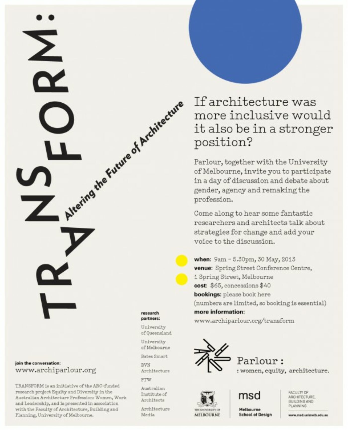 Transform: Altering the Future of Architecture