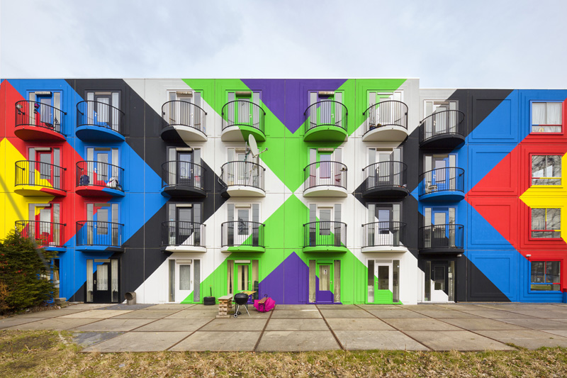 Tirana? Amsterdam! Heesterveld Community facade design by Floor Wesseling.