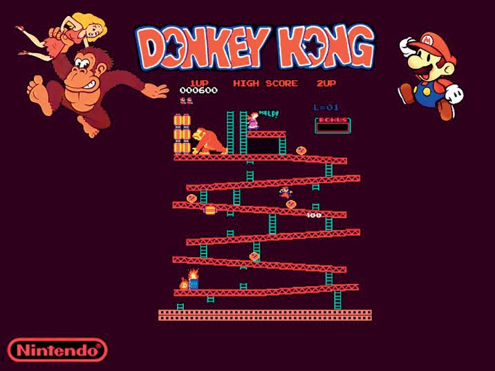 Donkey Kong (1981) allows users to 'jump', making it the first platformer.
